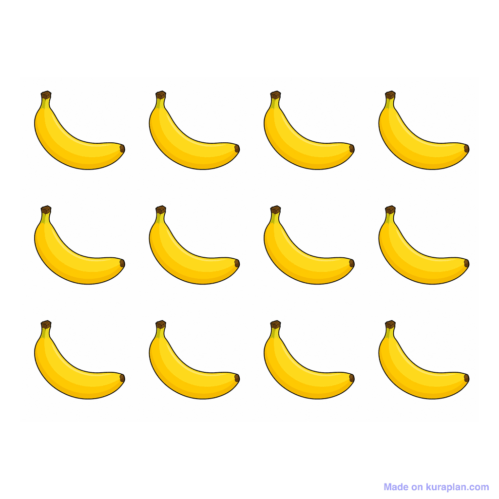Collection — 12 bananas
