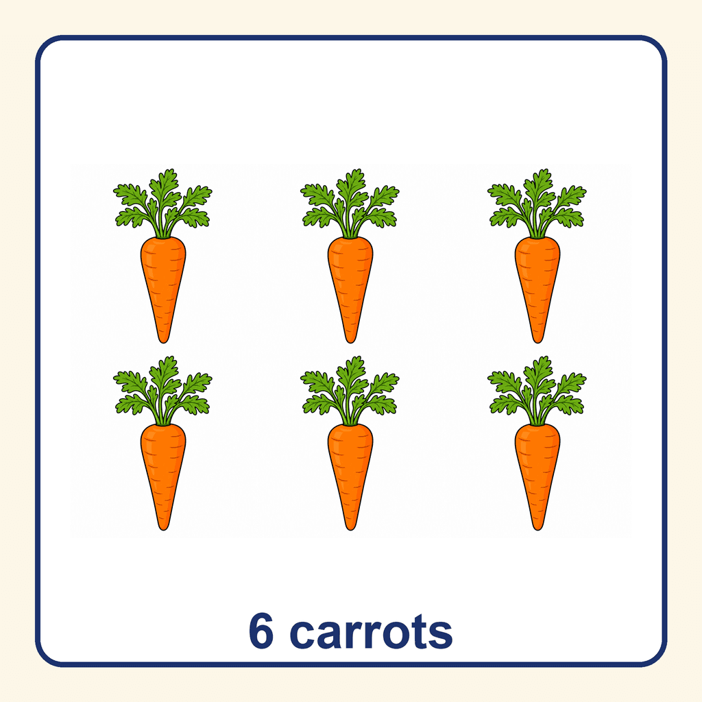 Collection — 6 carrots