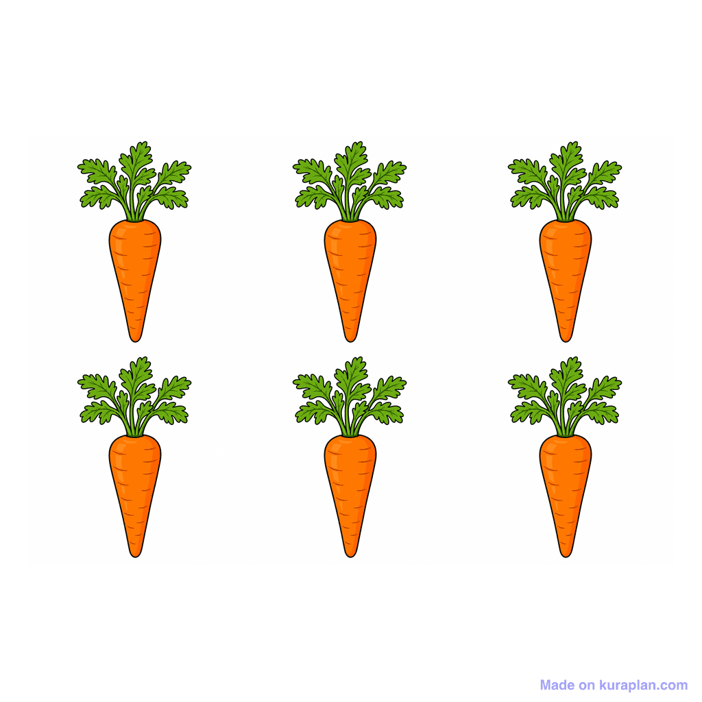 Collection — 6 carrots