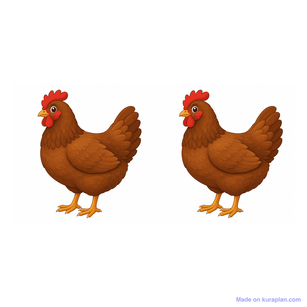 Collection — 2 chickens