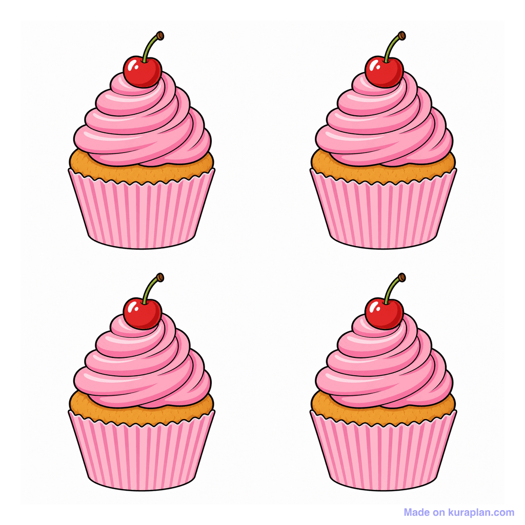 Collection — 4 cupcakes
