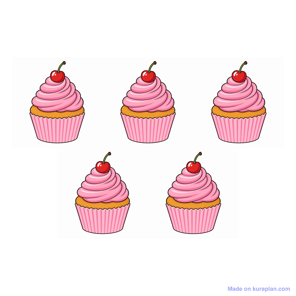 Collection — 5 cupcakes