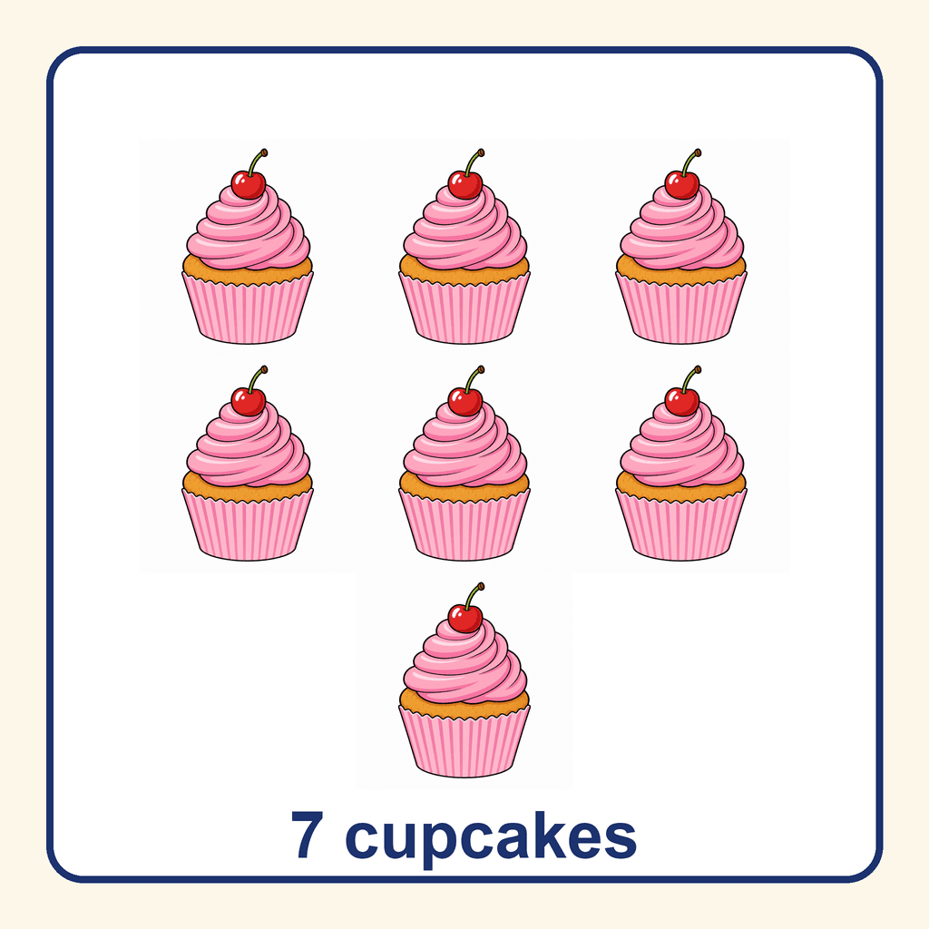 Collection — 7 cupcakes
