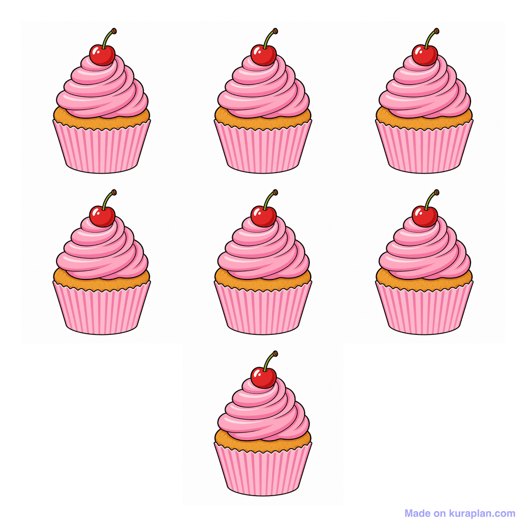 Collection — 7 cupcakes