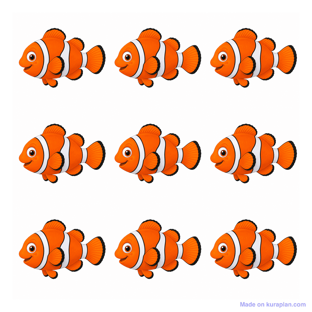 Collection — 9 fish