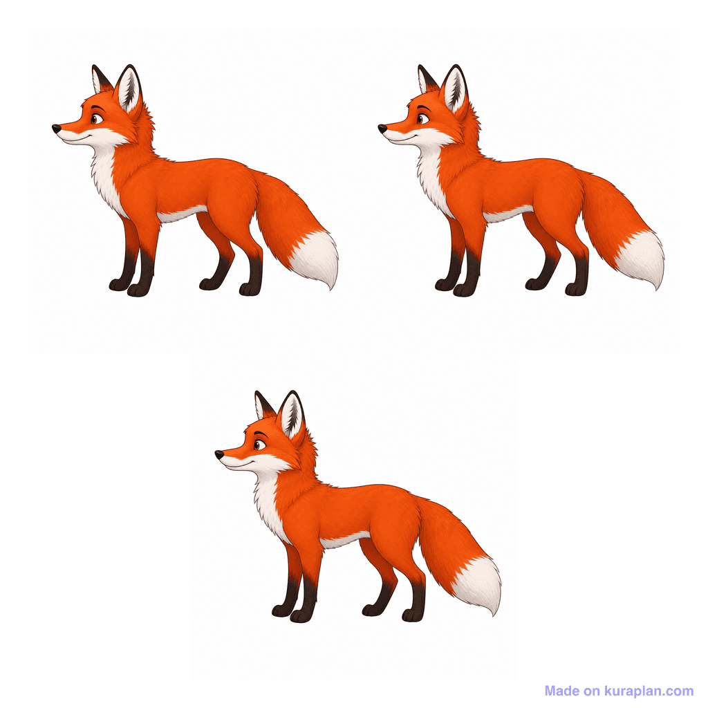 Collection — 3 foxes