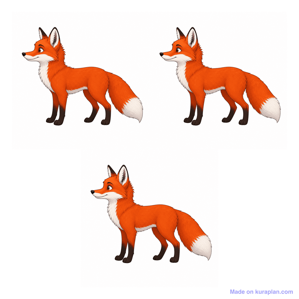 Collection — 3 foxes