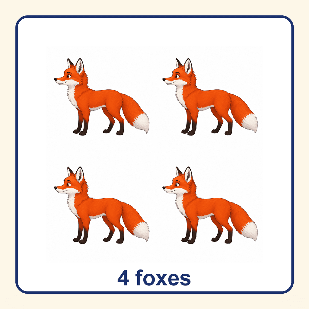 Collection — 4 foxes