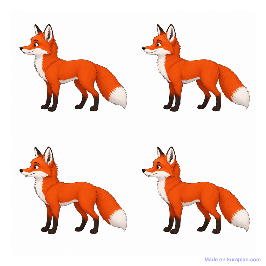 Collection — 4 foxes