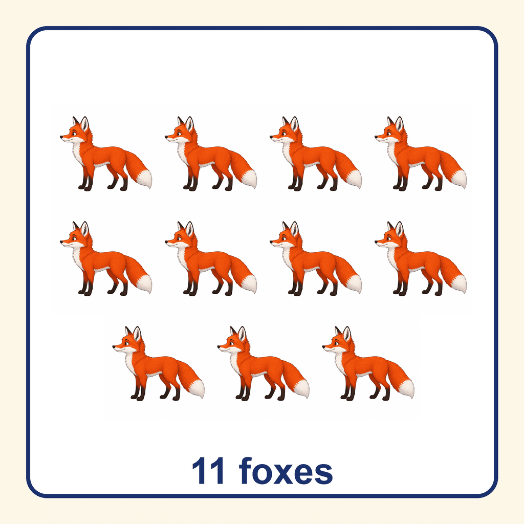 Collection — 11 foxes