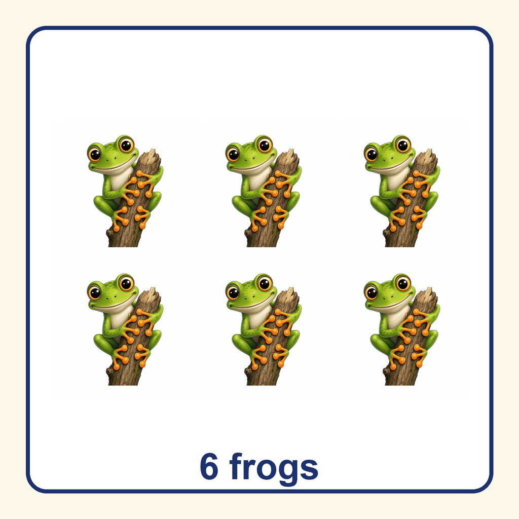 Collection — 6 frogs