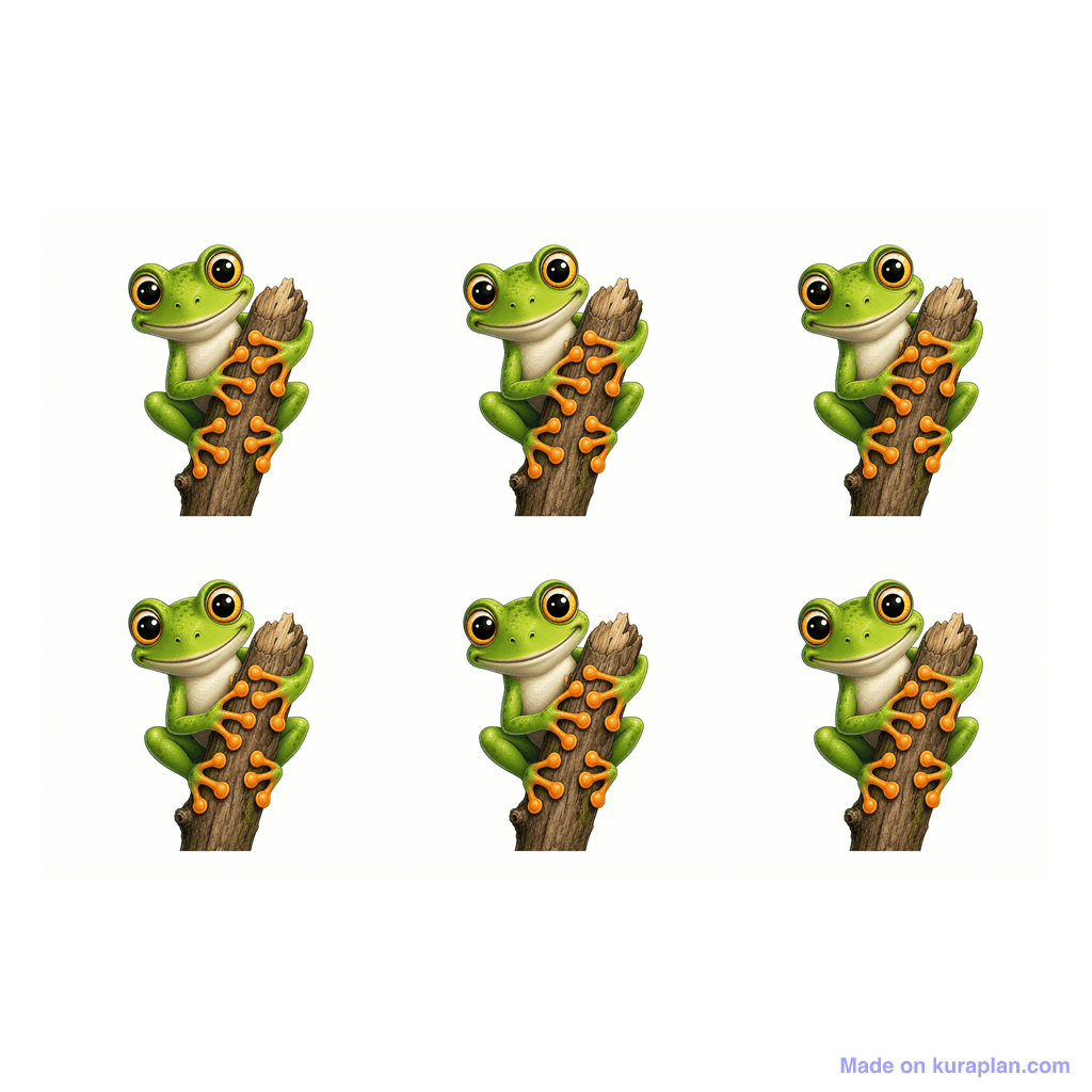 Collection — 6 frogs