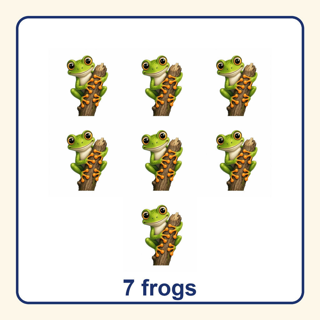 Collection — 7 frogs