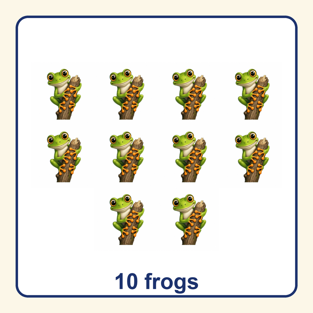 Collection — 10 frogs