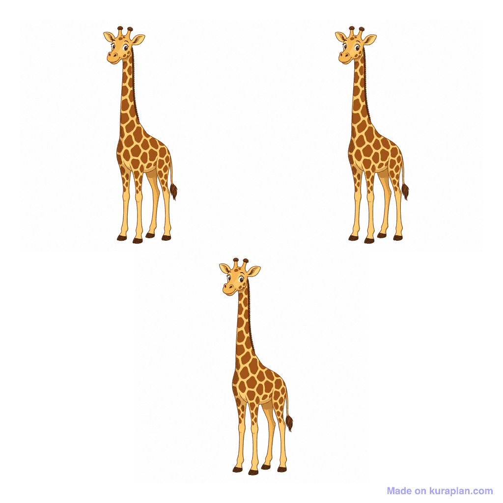 Collection — 3 giraffes