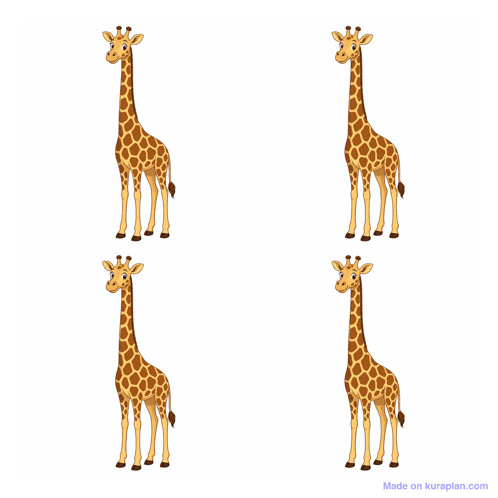 Collection — 4 giraffes