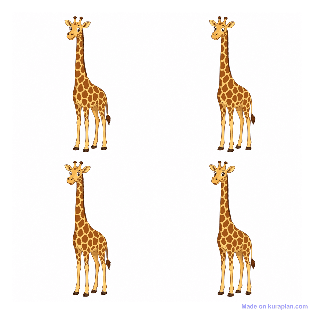 Collection — 4 giraffes