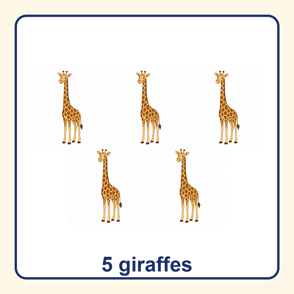 Collection — 5 giraffes