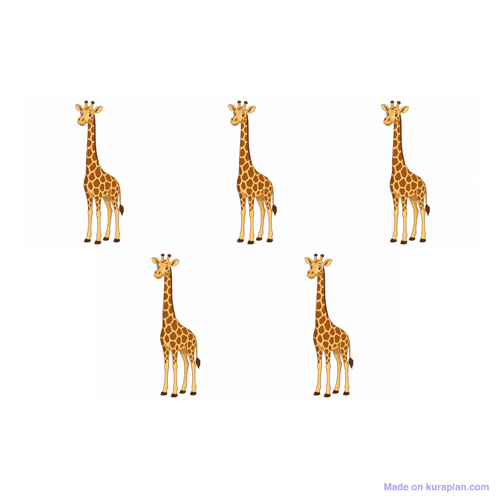 Collection — 5 giraffes