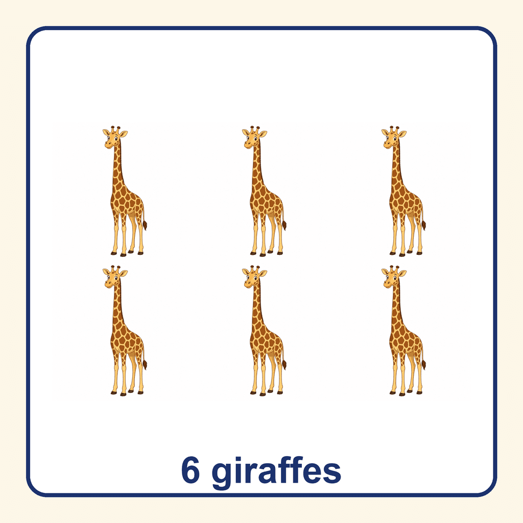 Collection — 6 giraffes