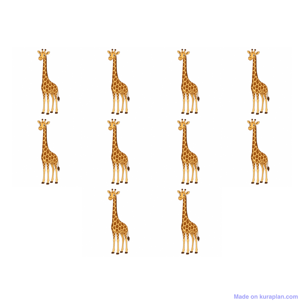 Collection — 10 giraffes
