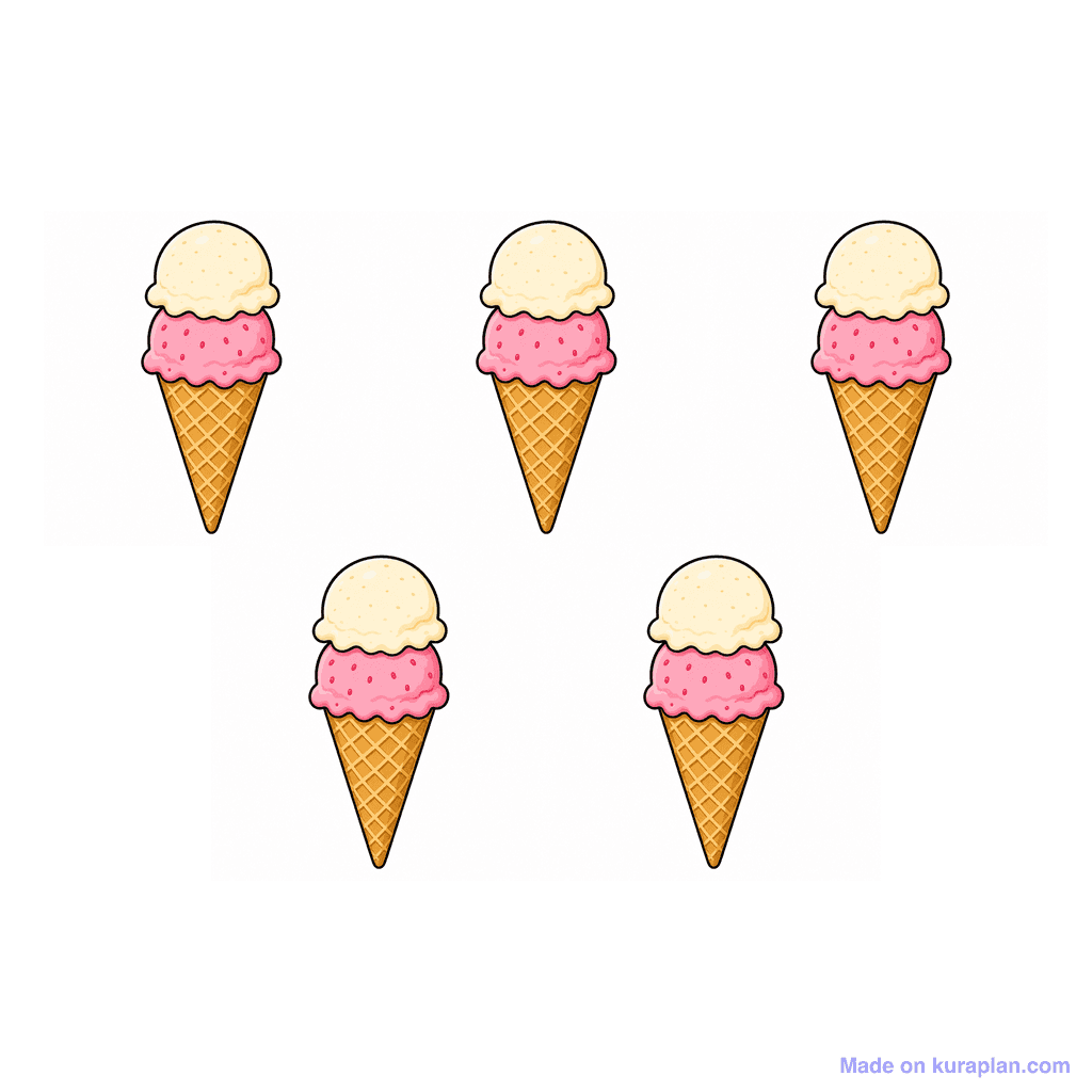 Collection — 5 ice creams