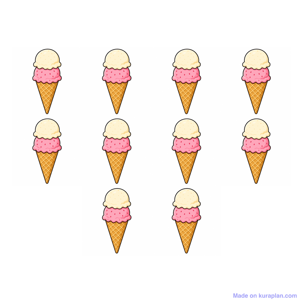 Collection — 10 ice creams