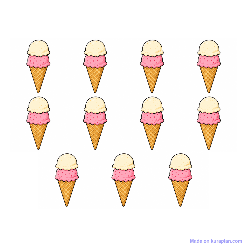 Collection — 11 ice creams