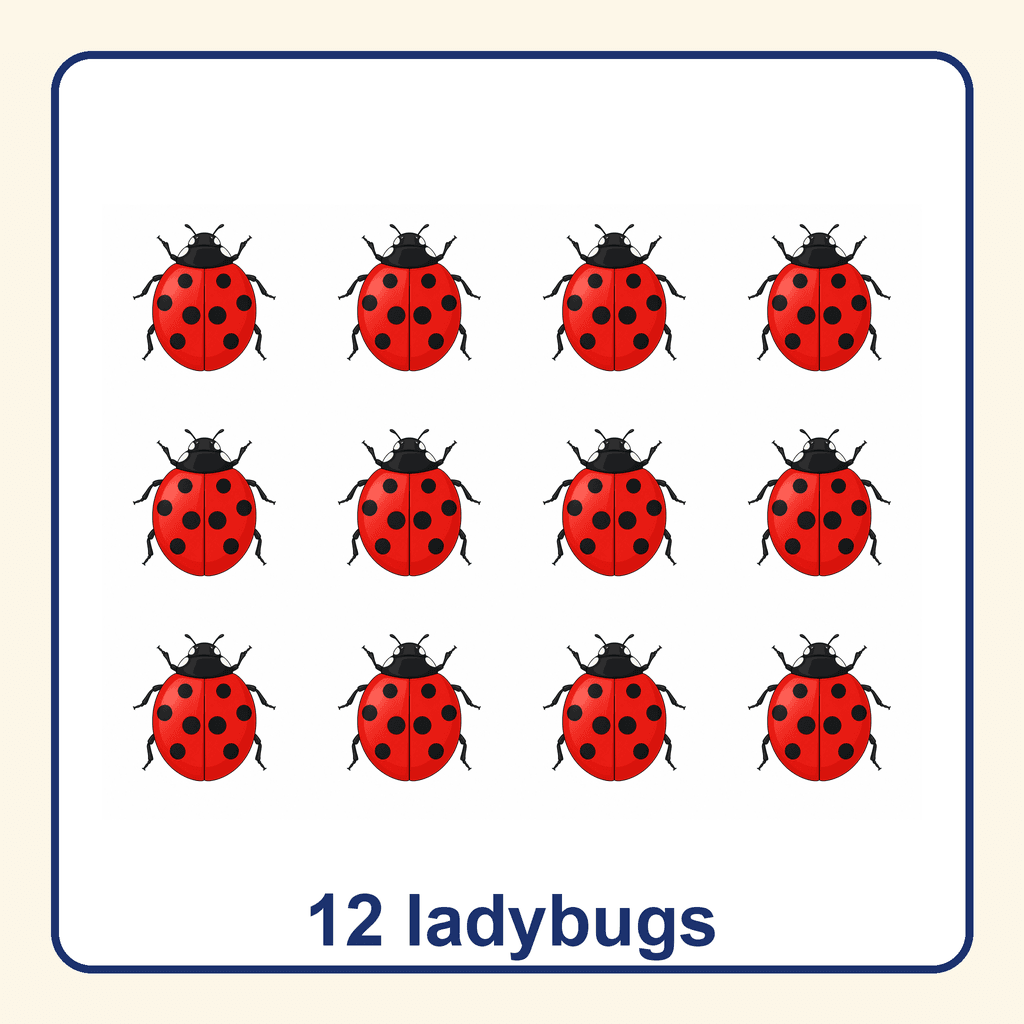 Collection — 12 ladybugs