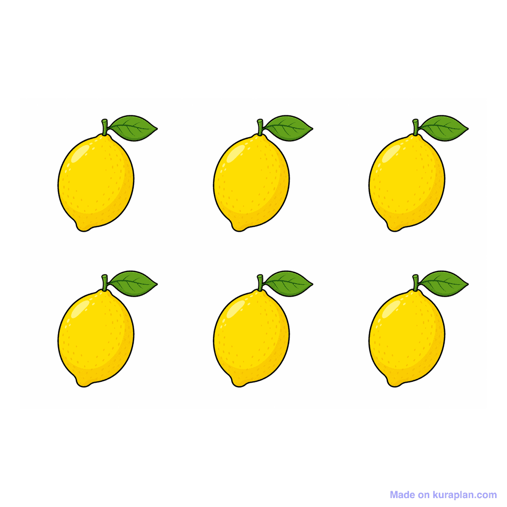 Collection — 6 lemons