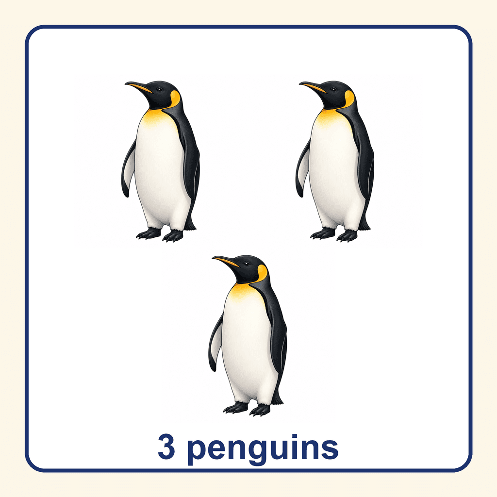 Collection — 3 penguins