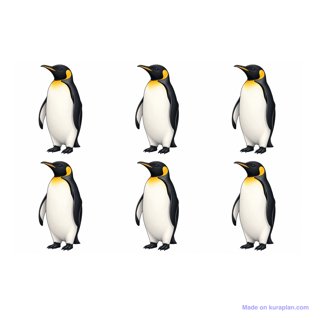 Collection — 6 penguins