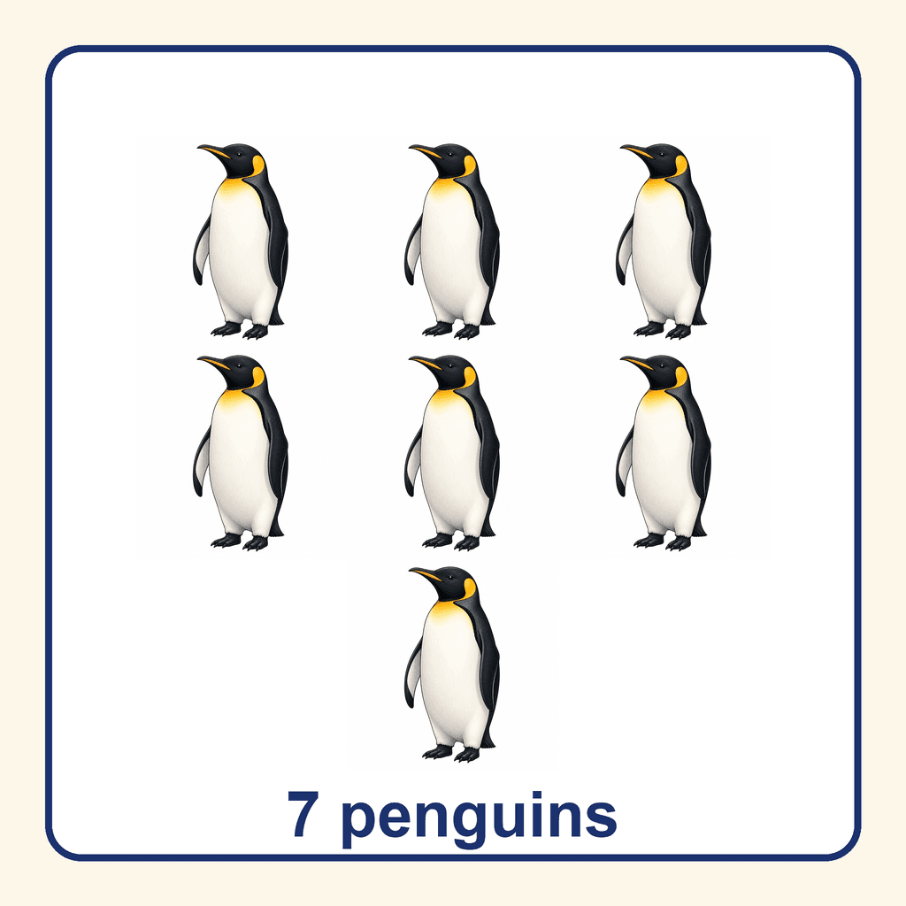 Collection — 7 penguins