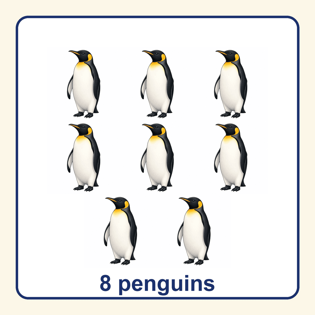 Collection — 8 penguins