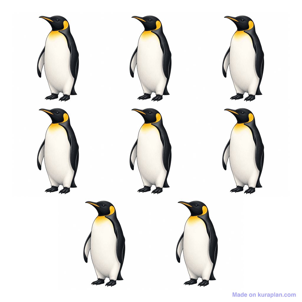 Collection — 8 penguins