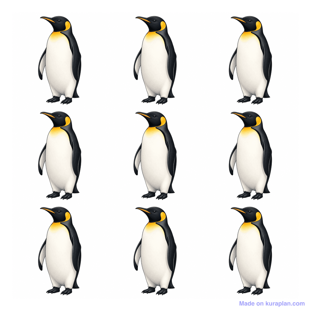 Collection — 9 penguins