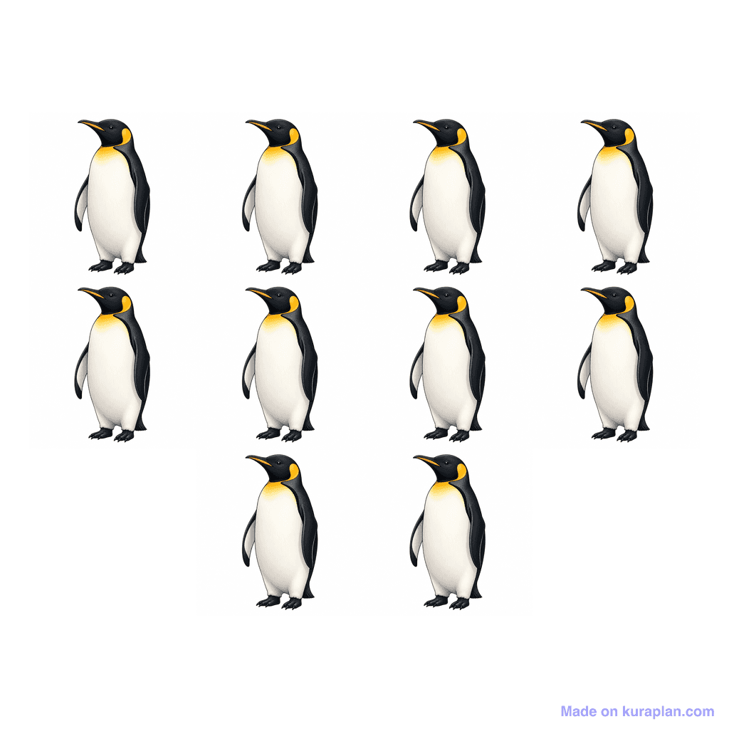 Collection — 10 penguins