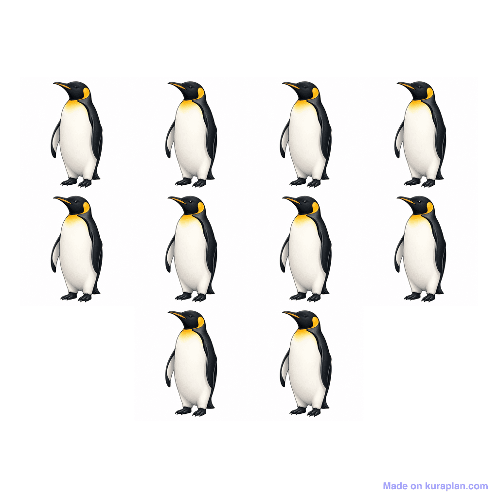 Collection — 10 penguins