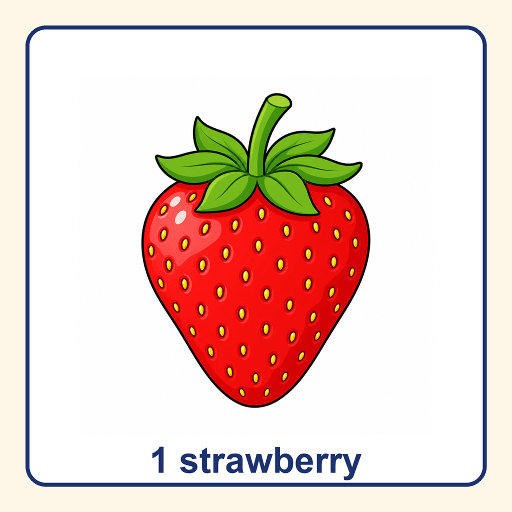 Collection — 1 strawberry