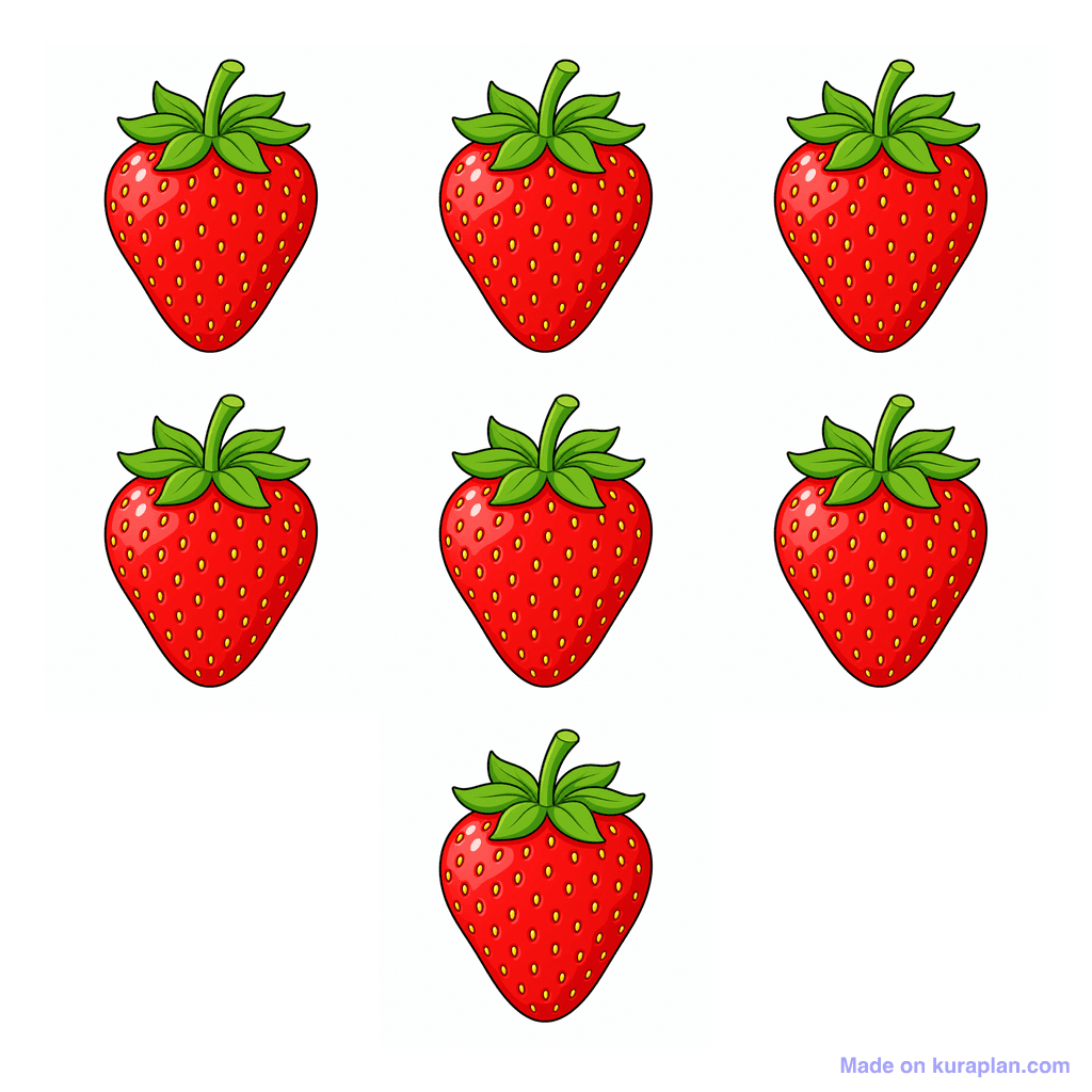 Collection — 7 strawberries