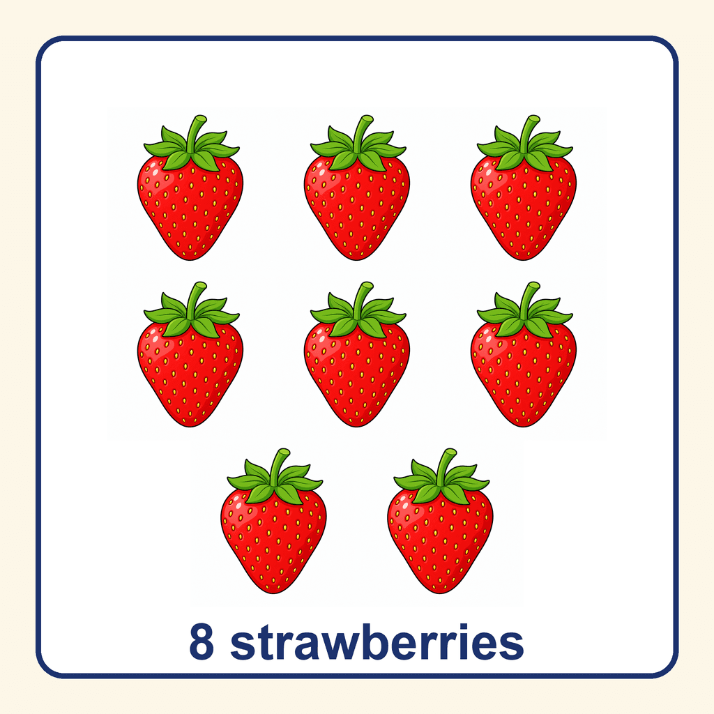 Collection — 8 strawberries