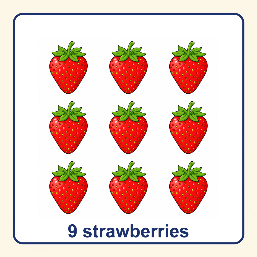 Collection — 9 strawberries