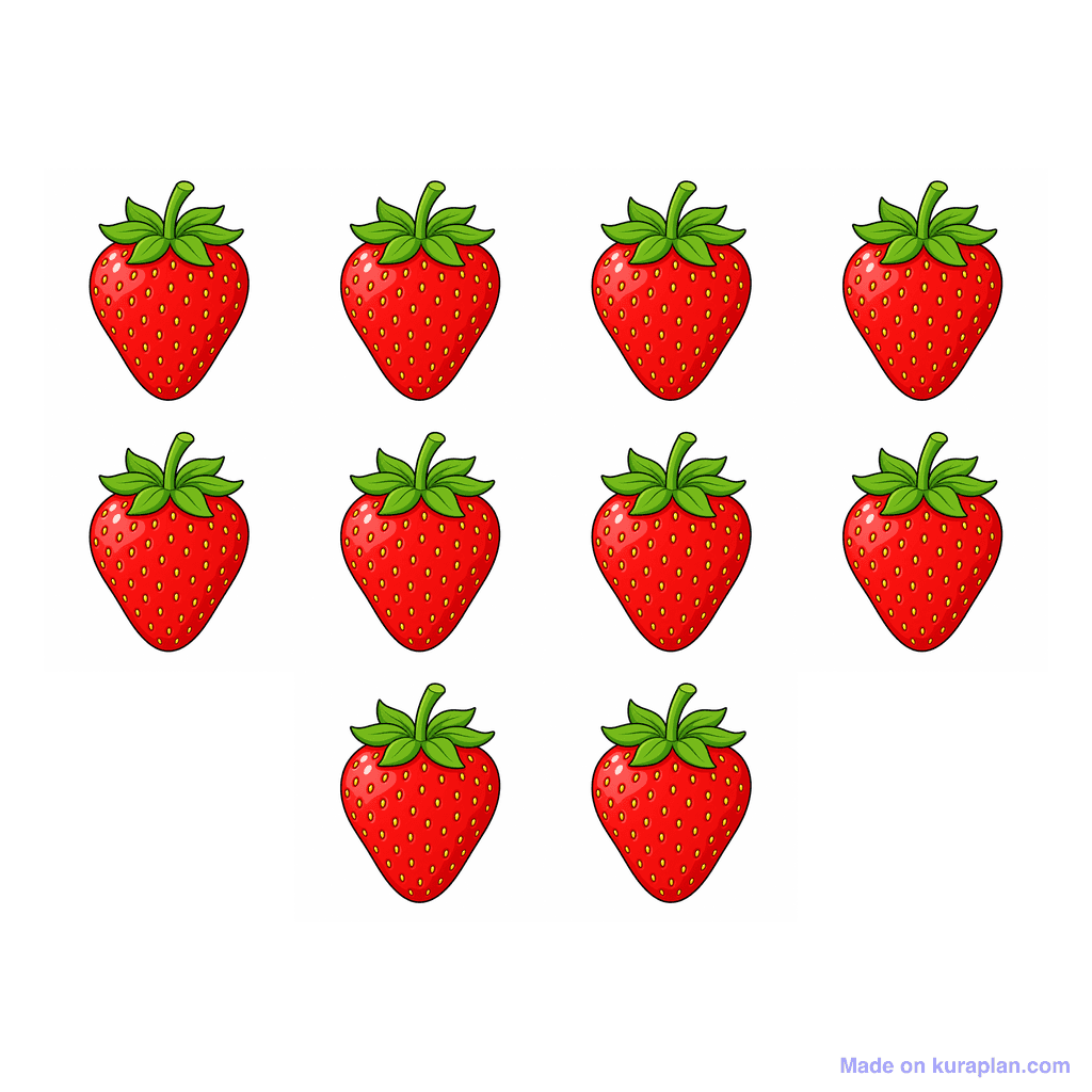Collection — 10 strawberries