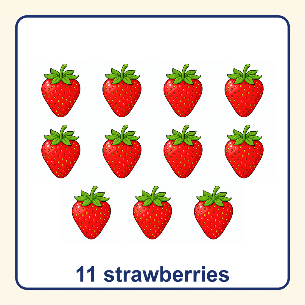 Collection — 11 strawberries