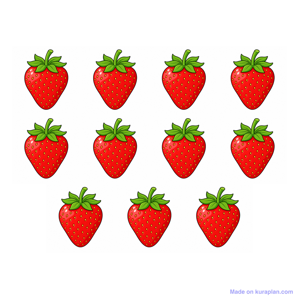 Collection — 11 strawberries