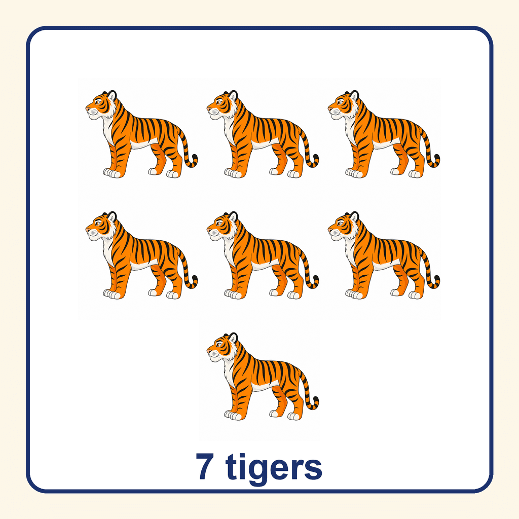Collection — 7 tigers
