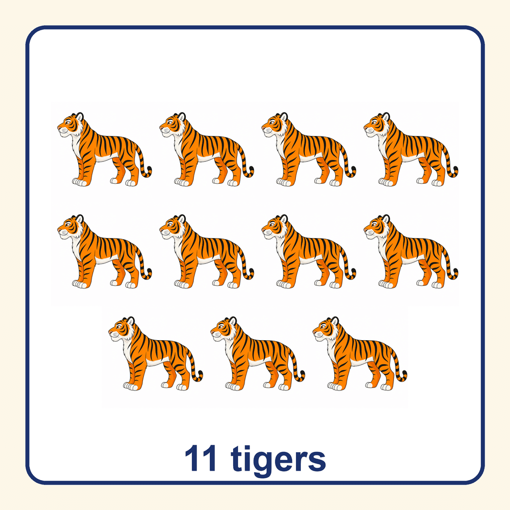 Collection — 11 tigers