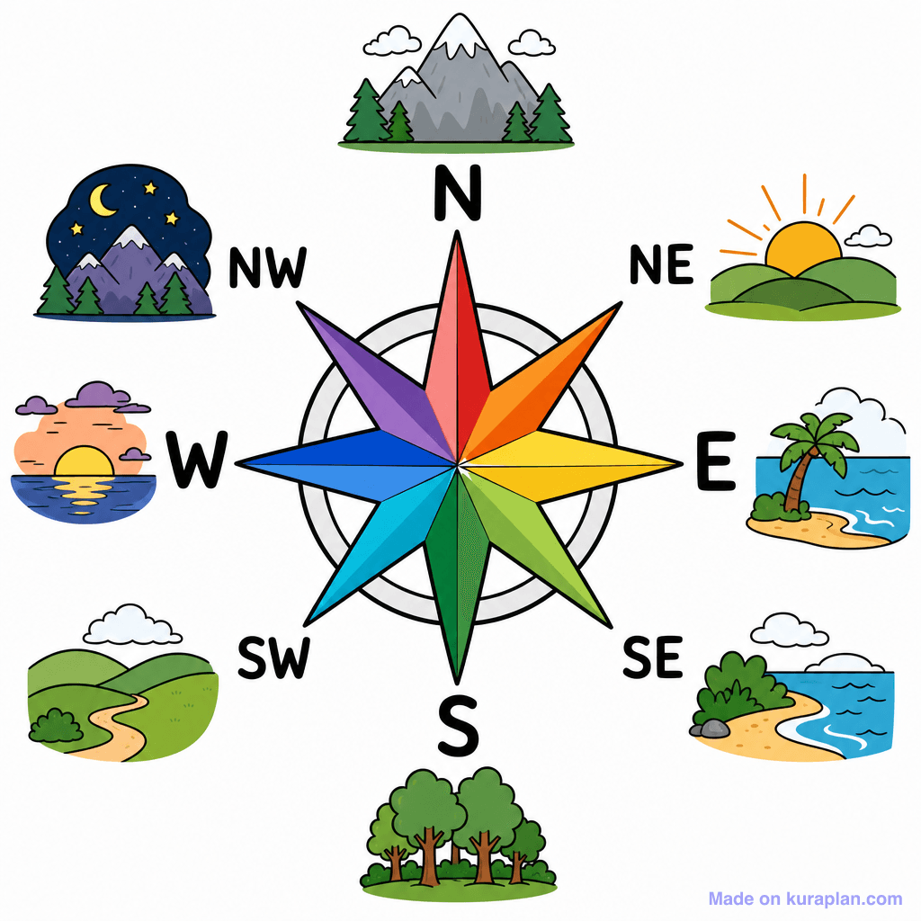 Compass Rose 8 Point