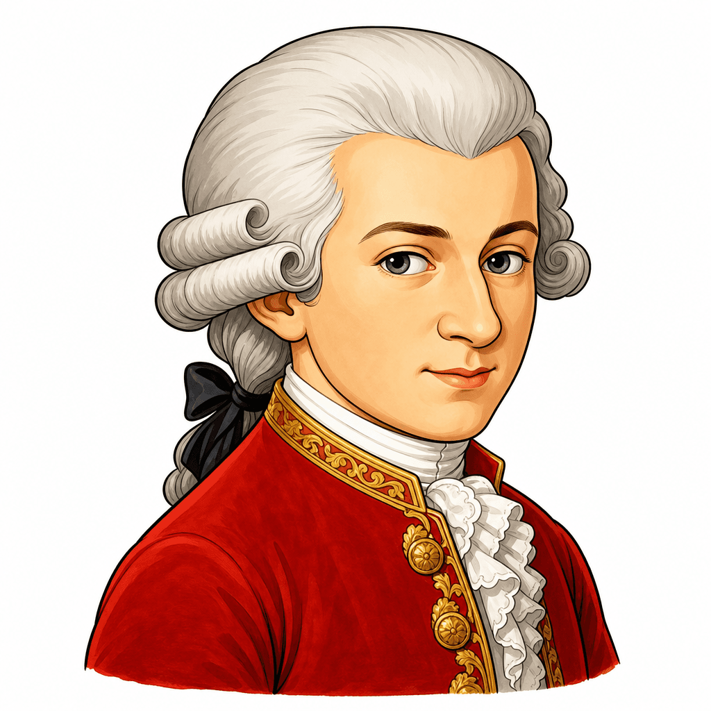 Wolfgang Amadeus Mozart Portrait