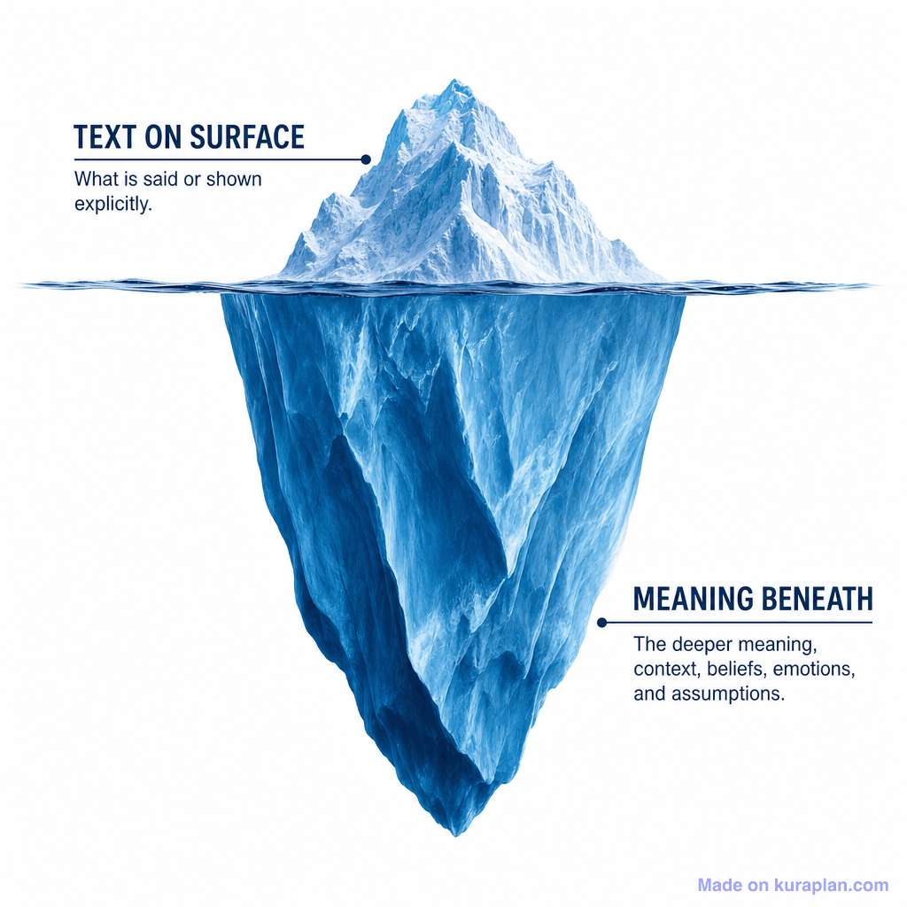 Comprehension Inferring Iceberg